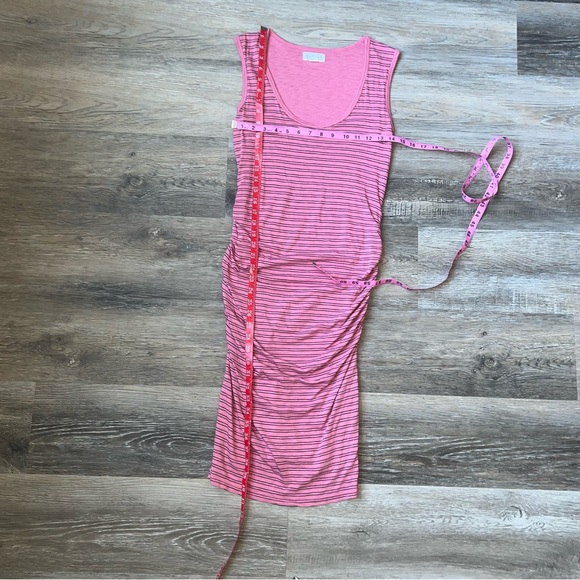 Velvet striped tee dress - Picture 2 of 8